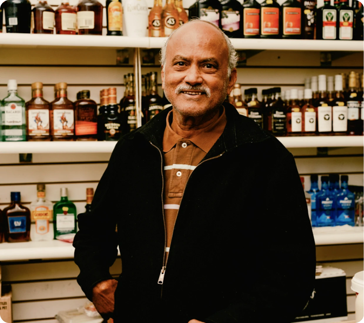 About Page Liquor Store Owner