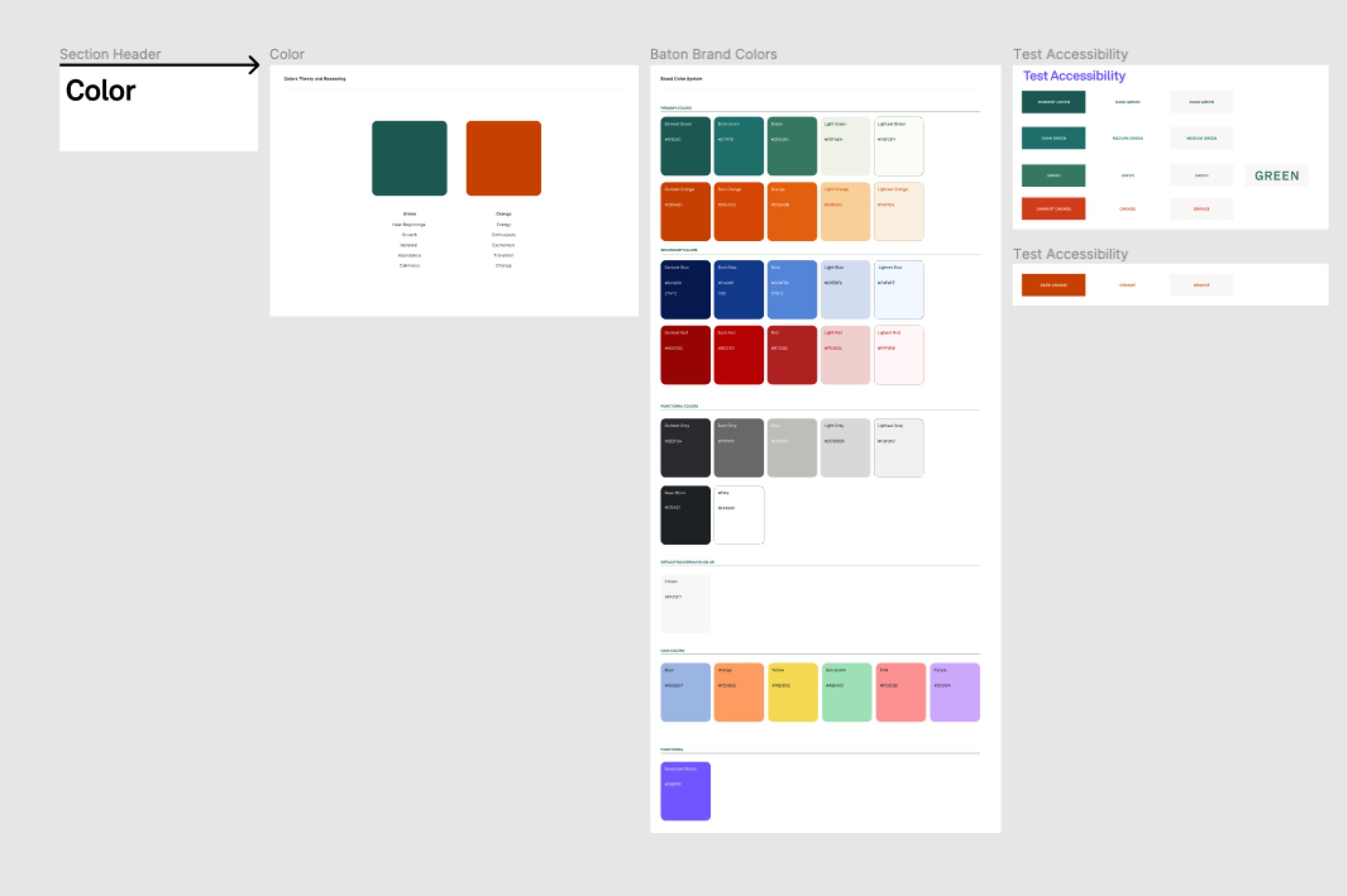 Baton Design System Colors 