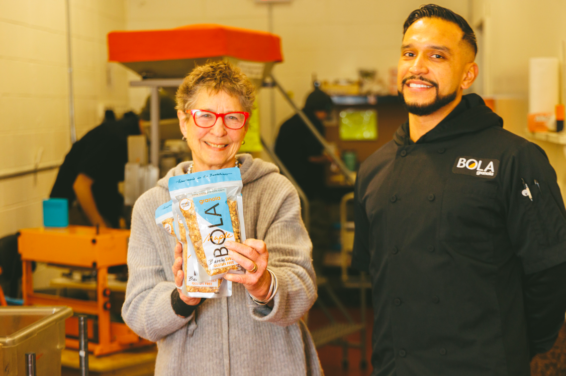 Michelle Miller & Riley Murkett of BOLA Granola in Great Barrington, MA