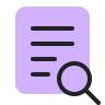Analyze Icon Purple